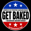 Baked Patriot Cannabis Seal sticker by Baked Chicken Merch